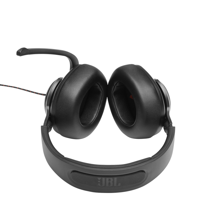 JBL Quantum 200 - Black - Wired over-ear gaming headset with flip-up mic - Detailshot 6 image number null